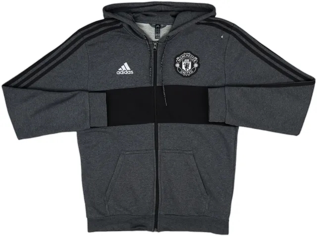 2019-20 Manchester United adidas Hooded Track Jacket - 5/10 - (M)