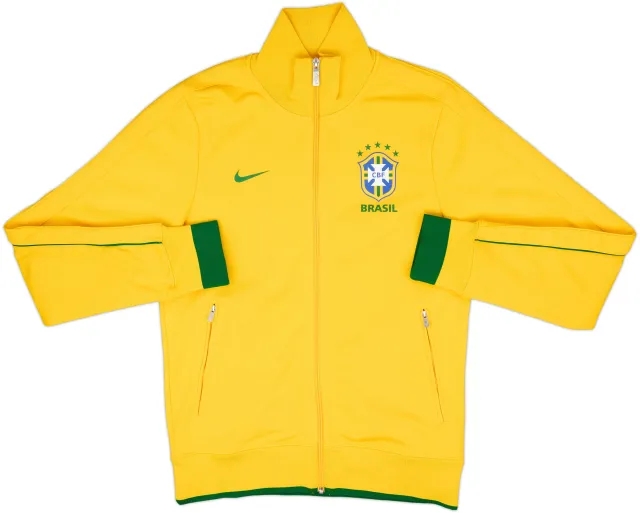 2012-13 Brazil Nike N98 Track Jacket - 8/10 - (S)