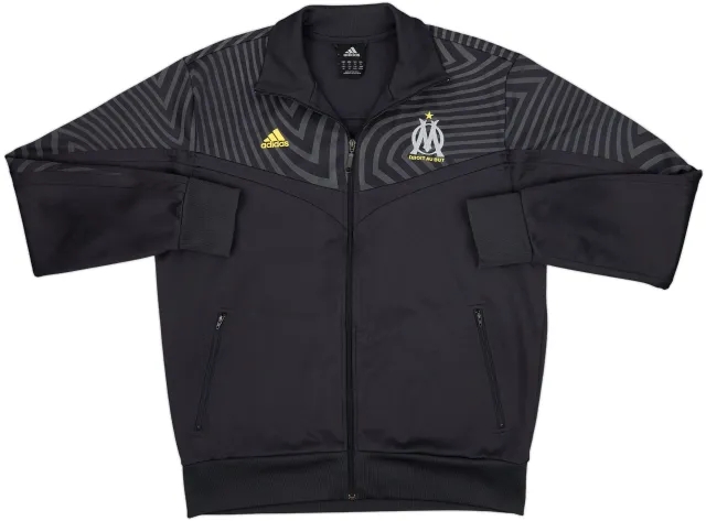 2009-10 Olympique Marseille adidas Track Jacket - 8/10 - (XL)