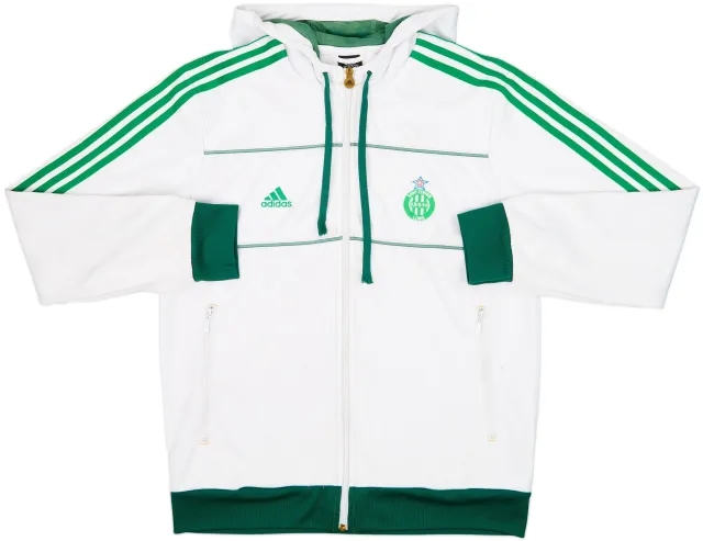 2011-12 Saint Etienne adidas Hooded Track Jacket - 5/10 - (M)