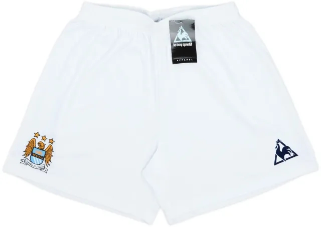 2007-08 Manchester City Home Shorts (L)
