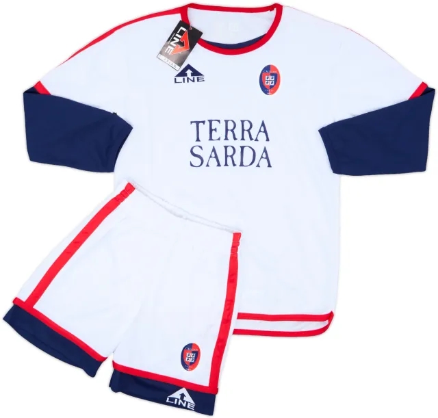 2002-03 Cagliari Away L/S Full Kit (Large Kids)