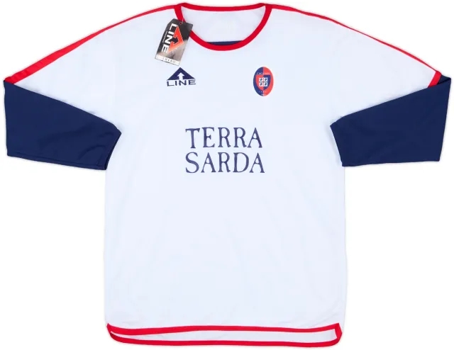 2002-03 Cagliari Away L/S Shirt (XL.Boys)
