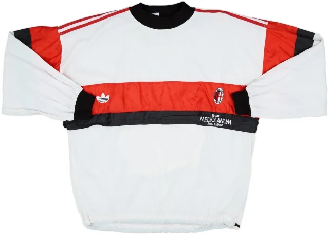 1990-92 AC Milan adidas Drill Top - 6/10 - (L)