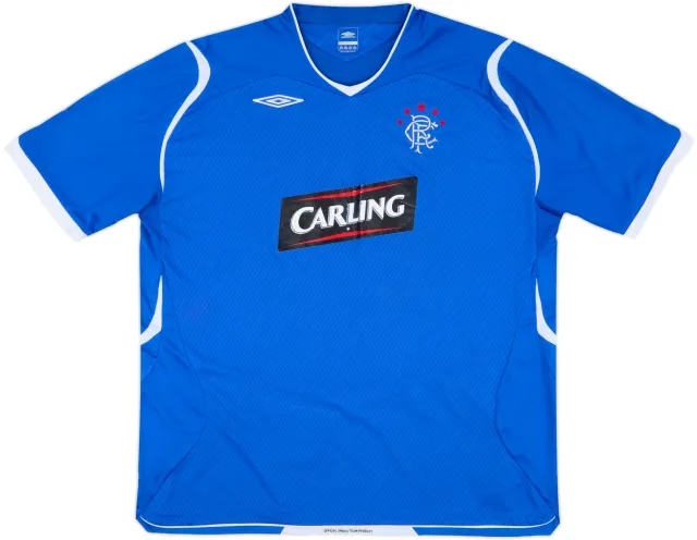 2008-09 Rangers Home Shirt - 6/10 - (3XL)