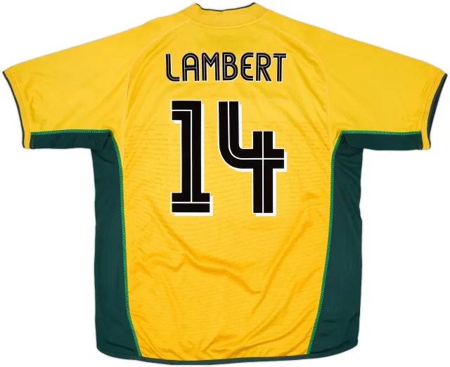 2002-03 Celtic Away Shirt Lambert #14 - 6/10 - (XL)