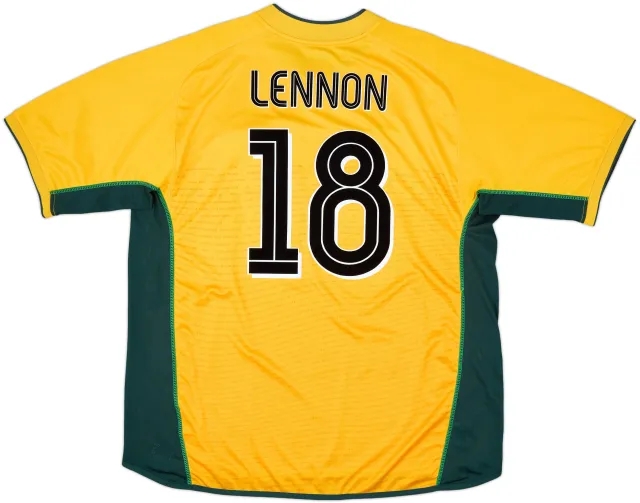 2002-03 Celtic Away Shirt Lennon #18 - 5/10 - (XXL)