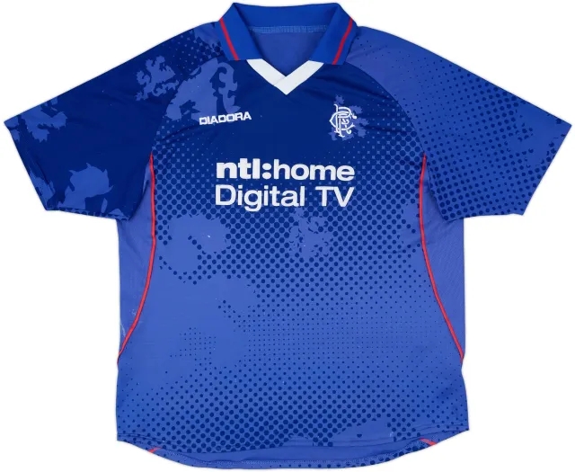 2002-03 Rangers Home Shirt - 5/10 - (XL)