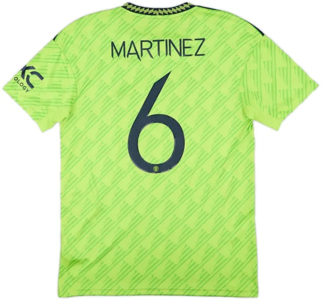 2022-23 Manchester United Third Shirt Martinez #6 - 8/10 - (M)