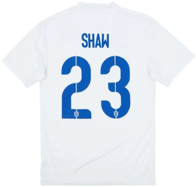 2014-15 England Home Shirt Shaw #23 - 6/10 - (S)