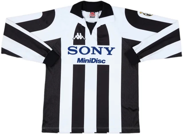 1997-98 Juventus Basic Centenary Home L/S Shirt - 7/10 - (XL.Boys)