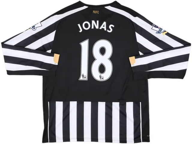 2014-15 Newcastle Home L/S Shirt Jonas #18 (L)