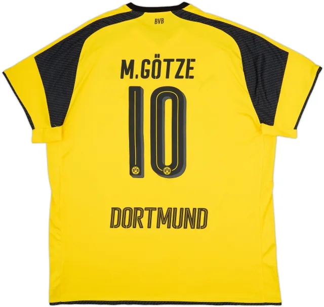 Puma Borussia Dortmund Mens SS Home European Shirt 2016/17