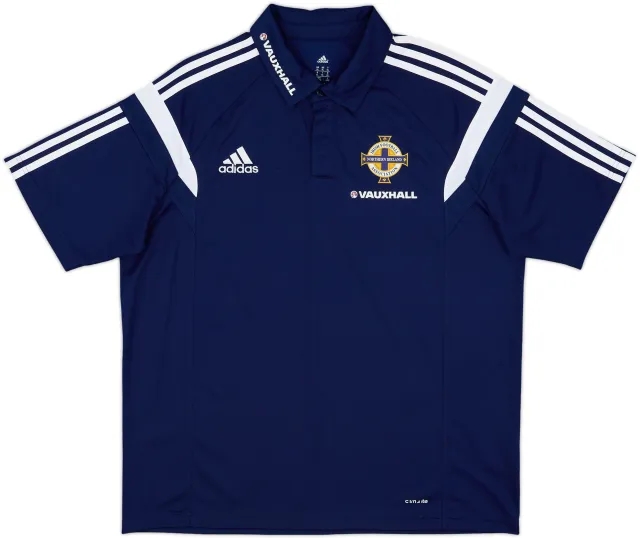 2013-14 Northern Ireland adidas Polo Shirt - 9/10 - (XL)