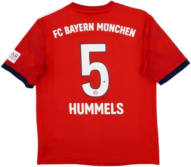adidas Bayern Munich Boys SS Home Shirt 2018/19