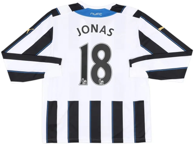 2013-14 Newcastle Home L/S Shirt Jonas #18 (L)