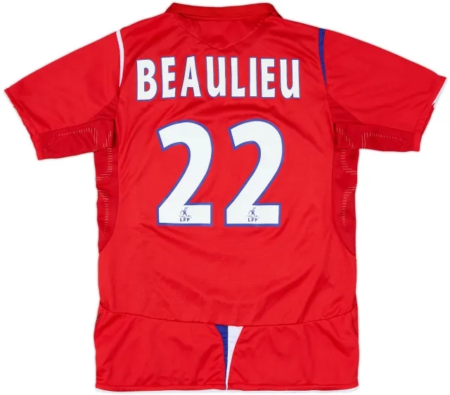 2006-07 Lyon Away Shirt Beaulieu #22 - 5/10 - (S)