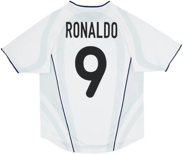 2001-02 Inter Milan Away Shirt Ronaldo #9 - 8/10 - (S)