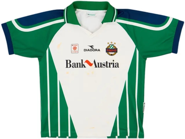 1998-99 Rapid Vienna Home Shirt - 5/10 - (XL.Boys)