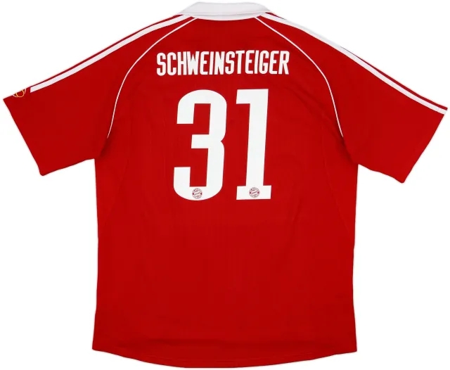 adidas Bayern Munich Mens SS Player Issue Home Shirt 2006/07