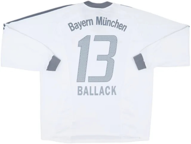 adidas Bayern Munich Mens LS Away Shirt 2002/03