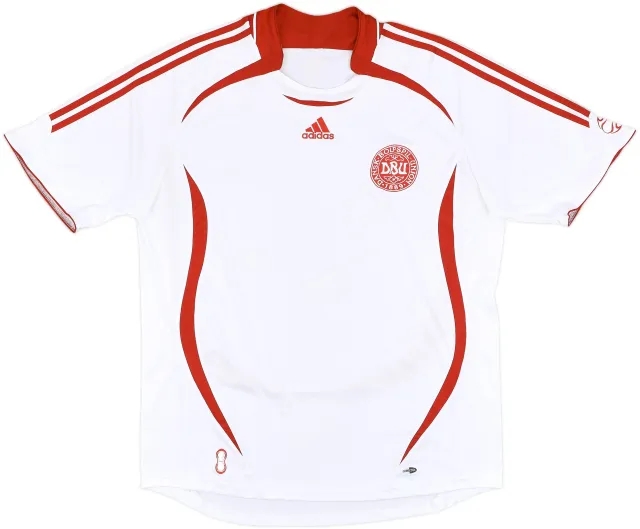 2006-08 Denmark Away Shirt - 8/10 - (XL)