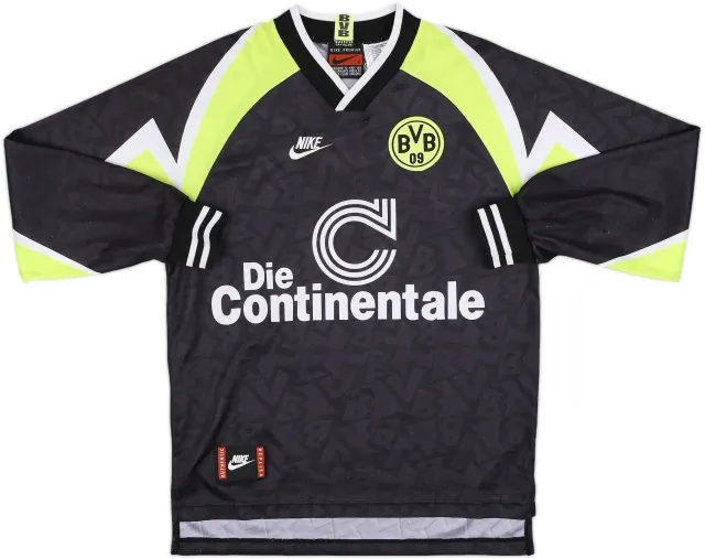 Nike Borussia Dortmund Mens LS Away Shirt 1995/96