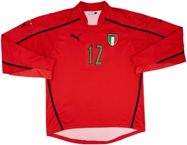 2003-04 Italy Match Issue GK Shirt #12