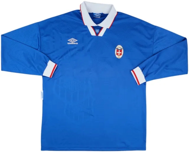 1993-94 Como Home L/S Shirt #16 - 6/10 - (XL)