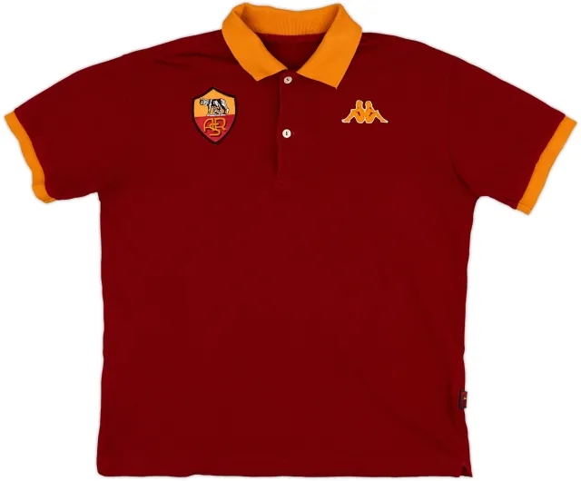 2012-13 Roma Kappa Polo Shirt - 8/10 - (L.Boys)