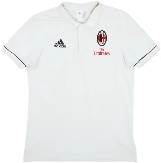 2017-18 AC Milan adidas Polo Shirt - 7/10 - (L)