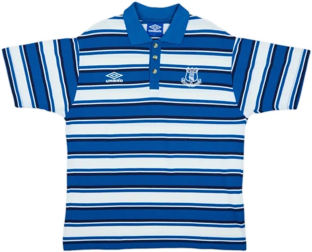 2000-01 Everton Umbro Polo Shirt - 8/10 - (L)