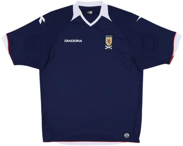 2008-09 Scotland Home Shirt - 9/10 - (XL)