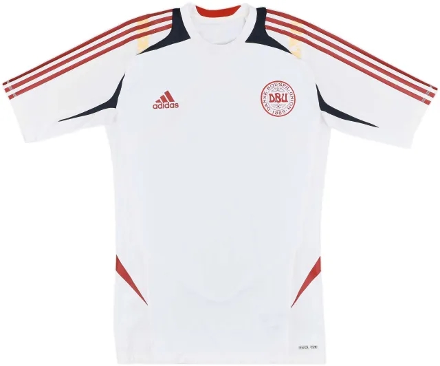 adidas Denmark Mens SS Player Issue Away Shirt 2012