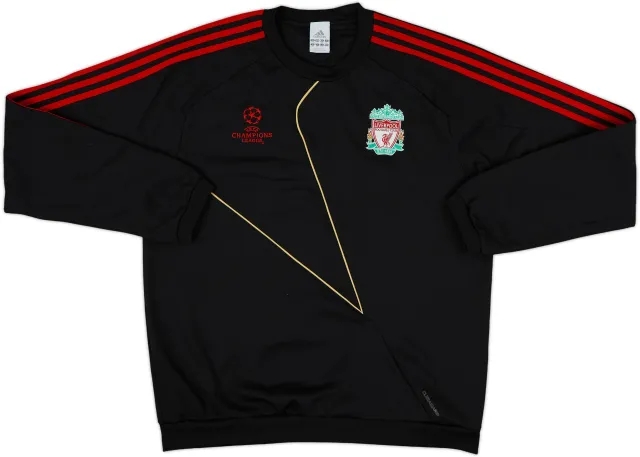 2009-10 Liverpool adidas CL Sweat Top - 8/10 - (L/XL)