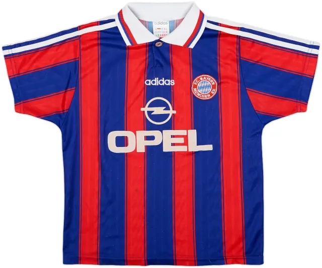 adidas Bayern Munich Mens SS Home Shirt 1995/97