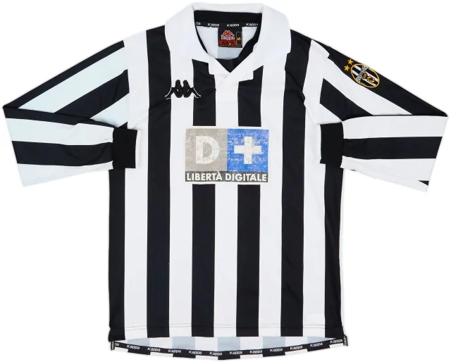 1998-99 Juventus Home L/S Shirt - 5/10 - (S)