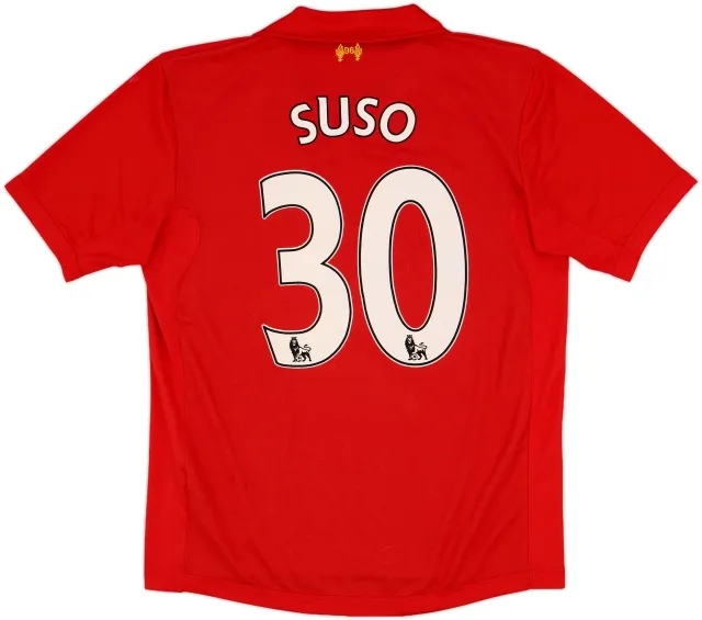 2012-13 Liverpool Home Shirt Suso #30 - 7/10 - (L)