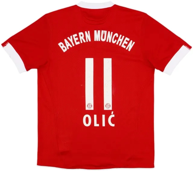 adidas Bayern Munich Boys SS Home Shirt 2009/10