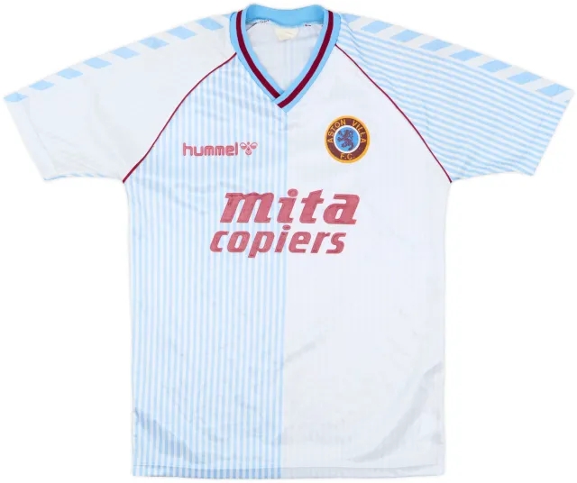 1987-89 Aston Villa Away Shirt - 8/10 - (S)