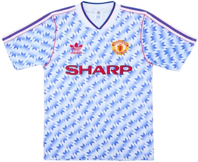 1990-92 Manchester United Away Shirt - 10/10 - (S)