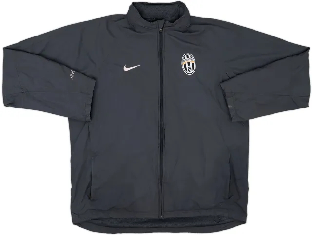 2008-09 Juventus Nike Hooded Track Jacket - 9/10 - (L)
