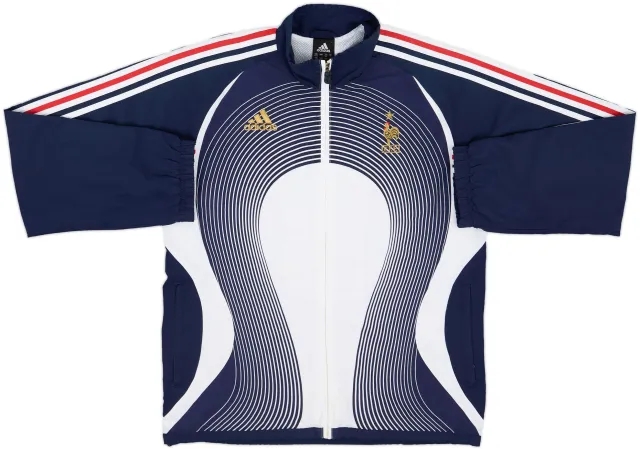 2005-06 France adidas Track Jacket - 8/10 - (M)