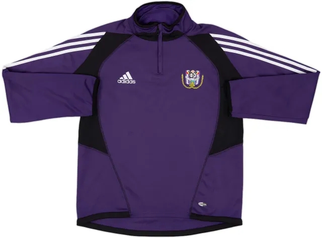 2005-06 Anderlecht adidas 1/4 Zip Drill Top - 8/10 - (M/L)