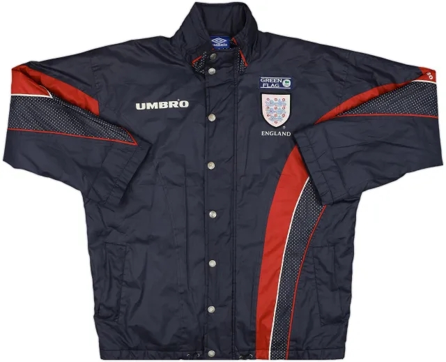1998-99 England Umbro Hooded Rain Jacket - 7/10 - (S)