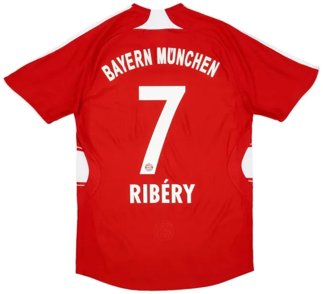 adidas Bayern Munich Mens SS Home Shirt 2007/08