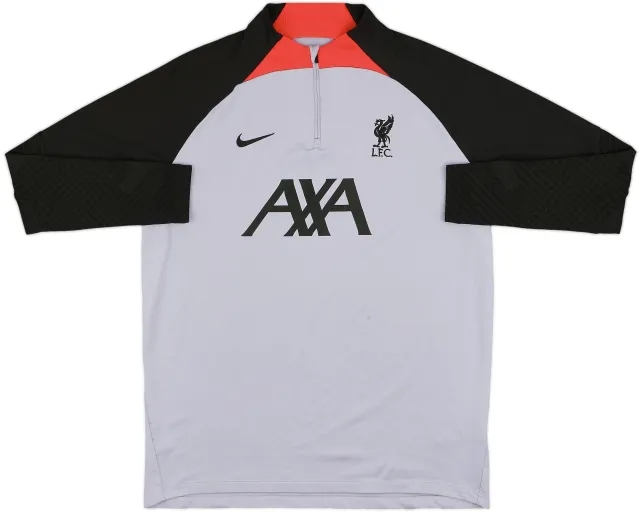 2022-23 Liverpool Nike 1/4 Zip Dill Top - 7/10 - (XL)