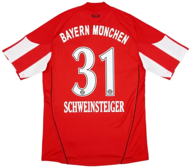 adidas Bayern Munich Mens SS Home Shirt 2010/11