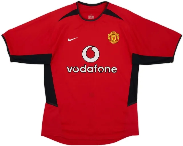 2002-04 Manchester United Home Shirt - 4/10 - (S)