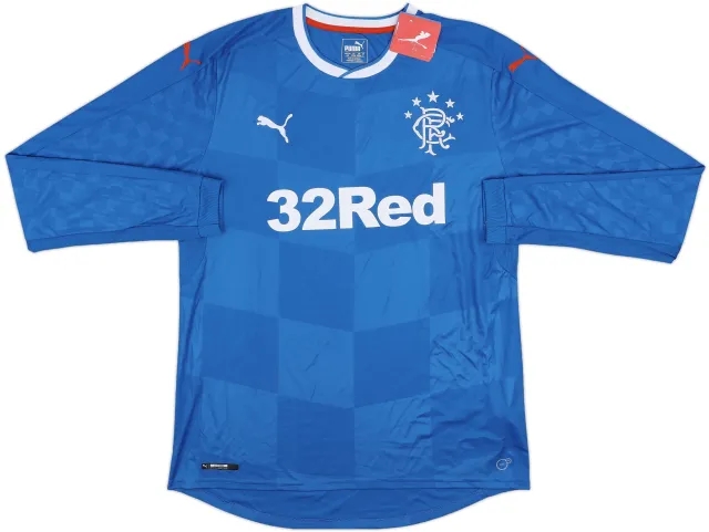 Puma Rangers Mens LS Home Shirt 2016/18